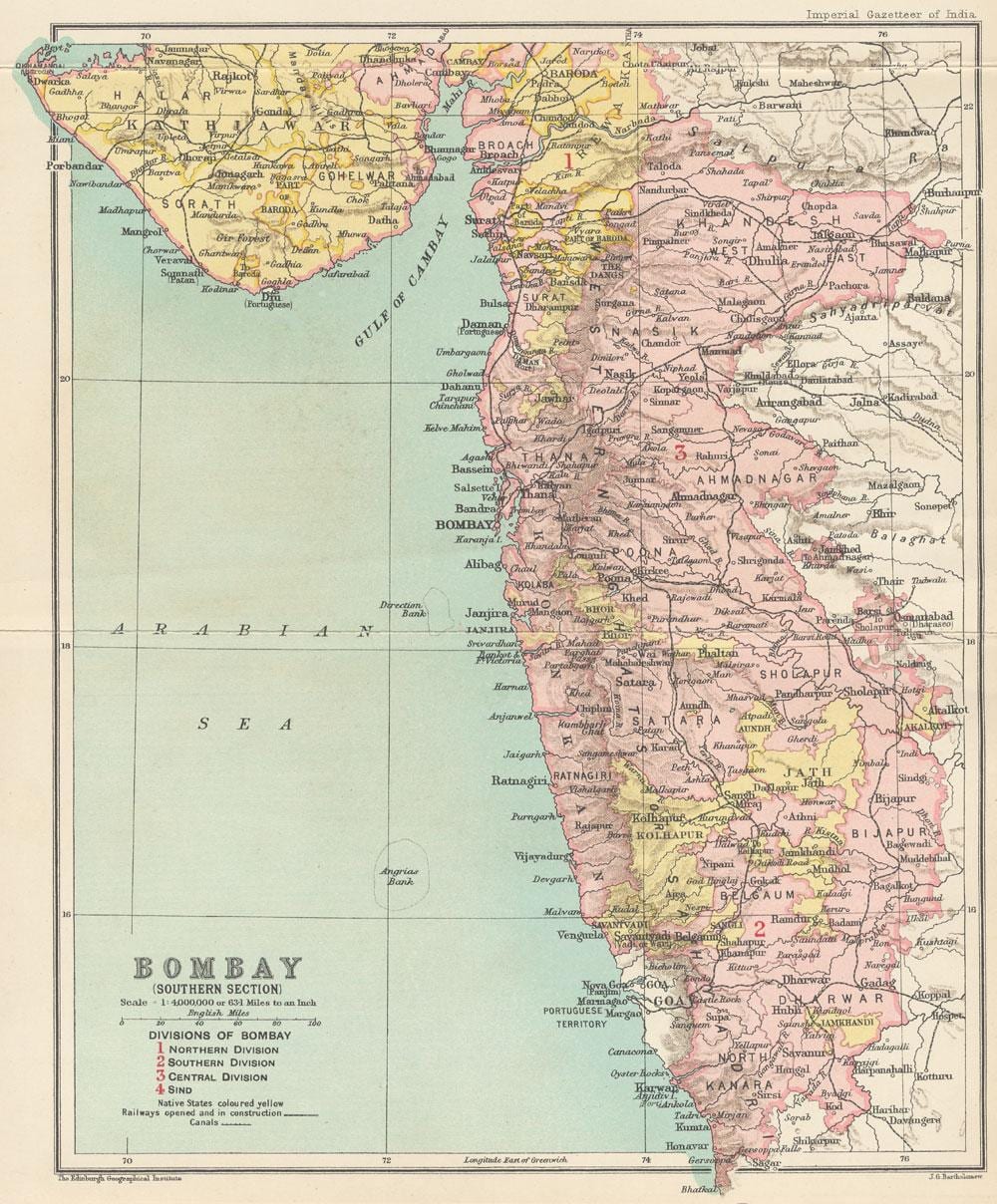 வரைபடம் பாம்பே அதிபரானார்