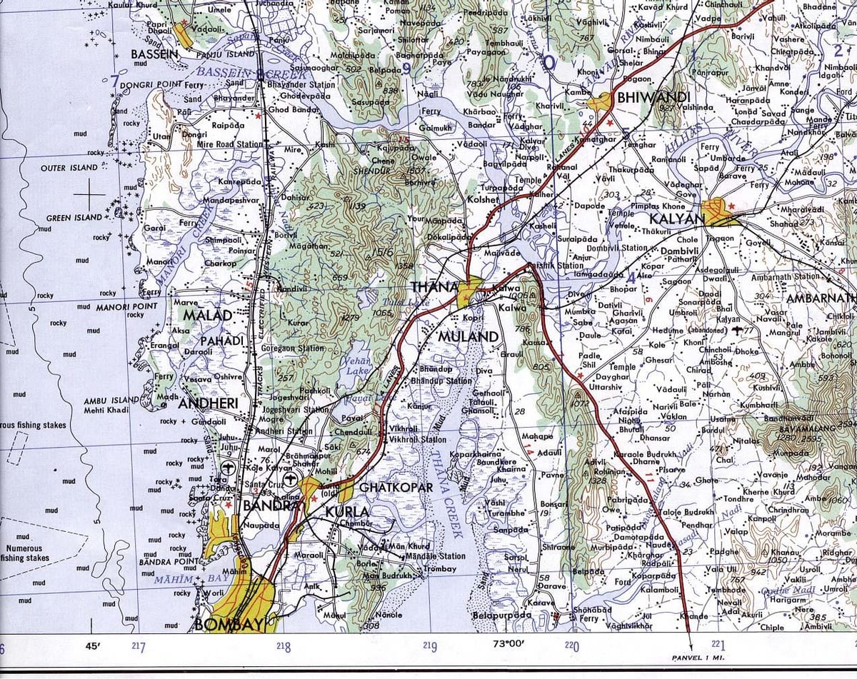 மும்பை கல்யாண் வரைபடம்