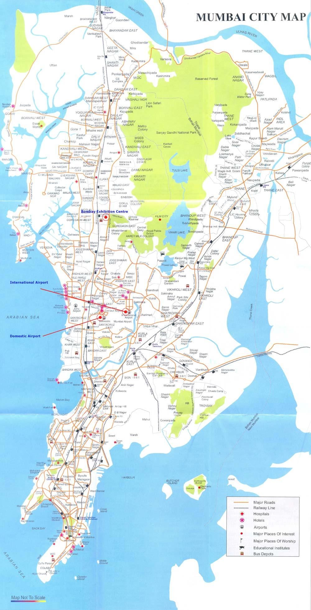 வரைபடம் மும்பை தானே