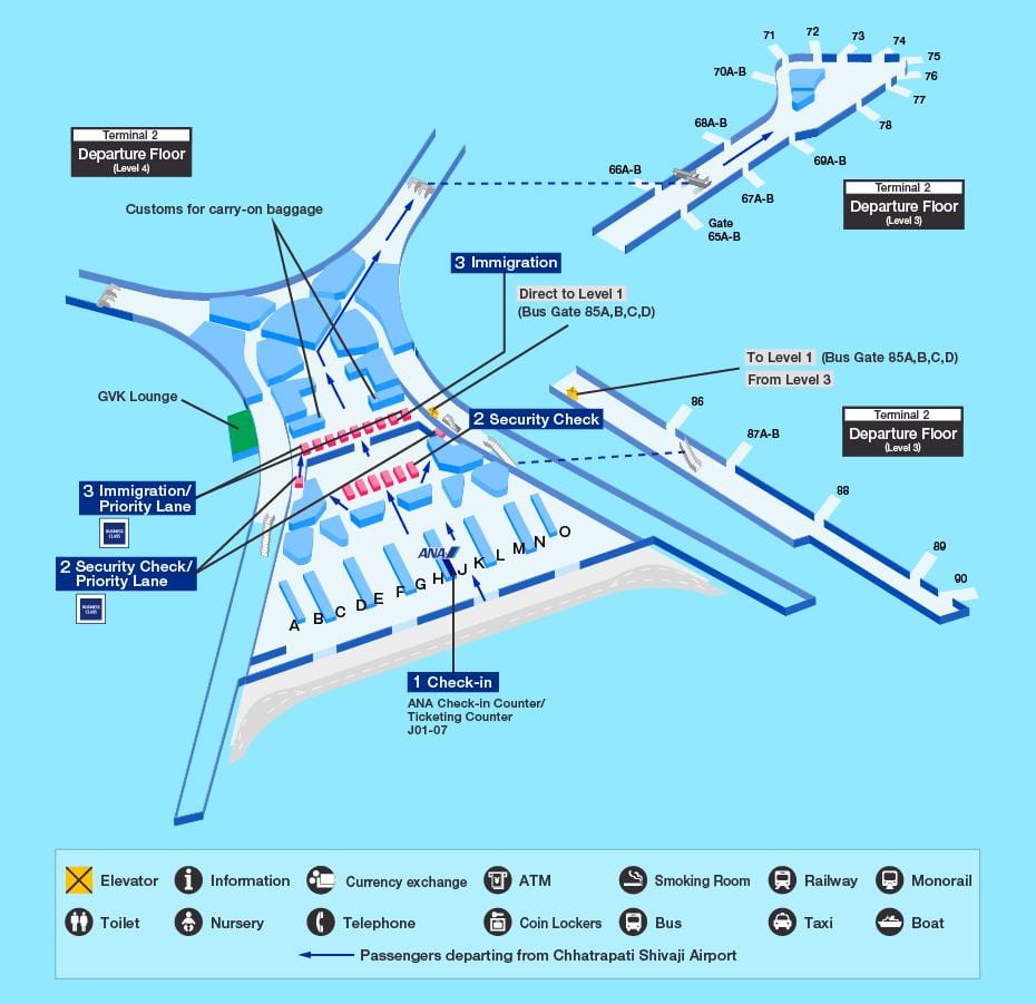 வரைபடம் மும்பை விமான நிலையம்