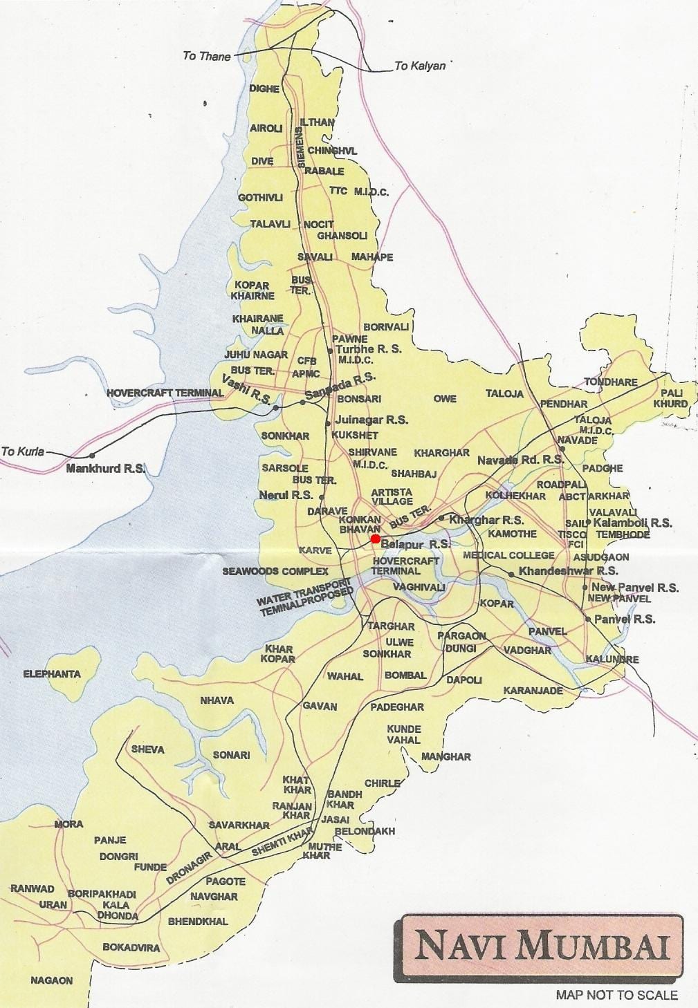வரைபடம் நவி மும்பை நகரம்
