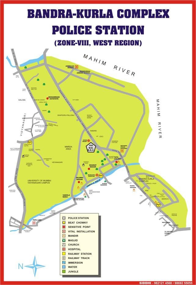 bkc வரைபடம் மும்பை