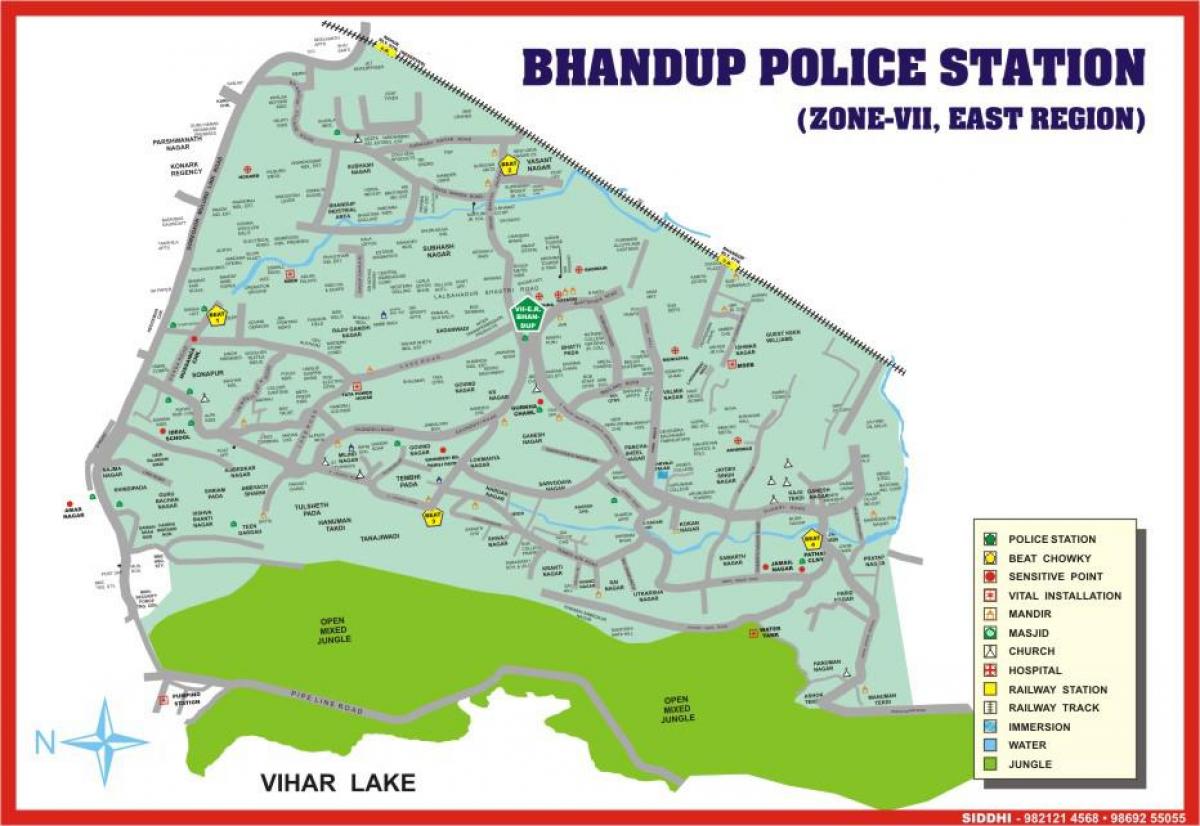 மும்பை Bhandup வரைபடம்