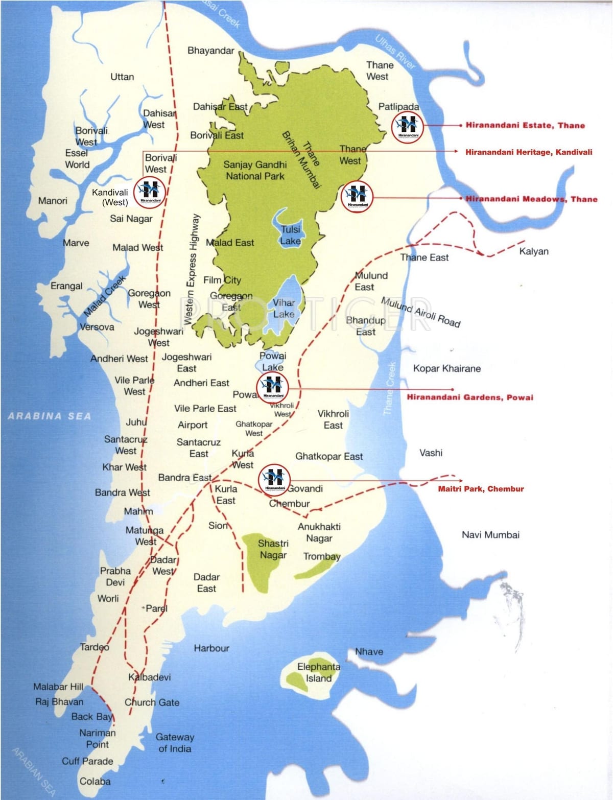 வரைபடம் Colaba மும்பை