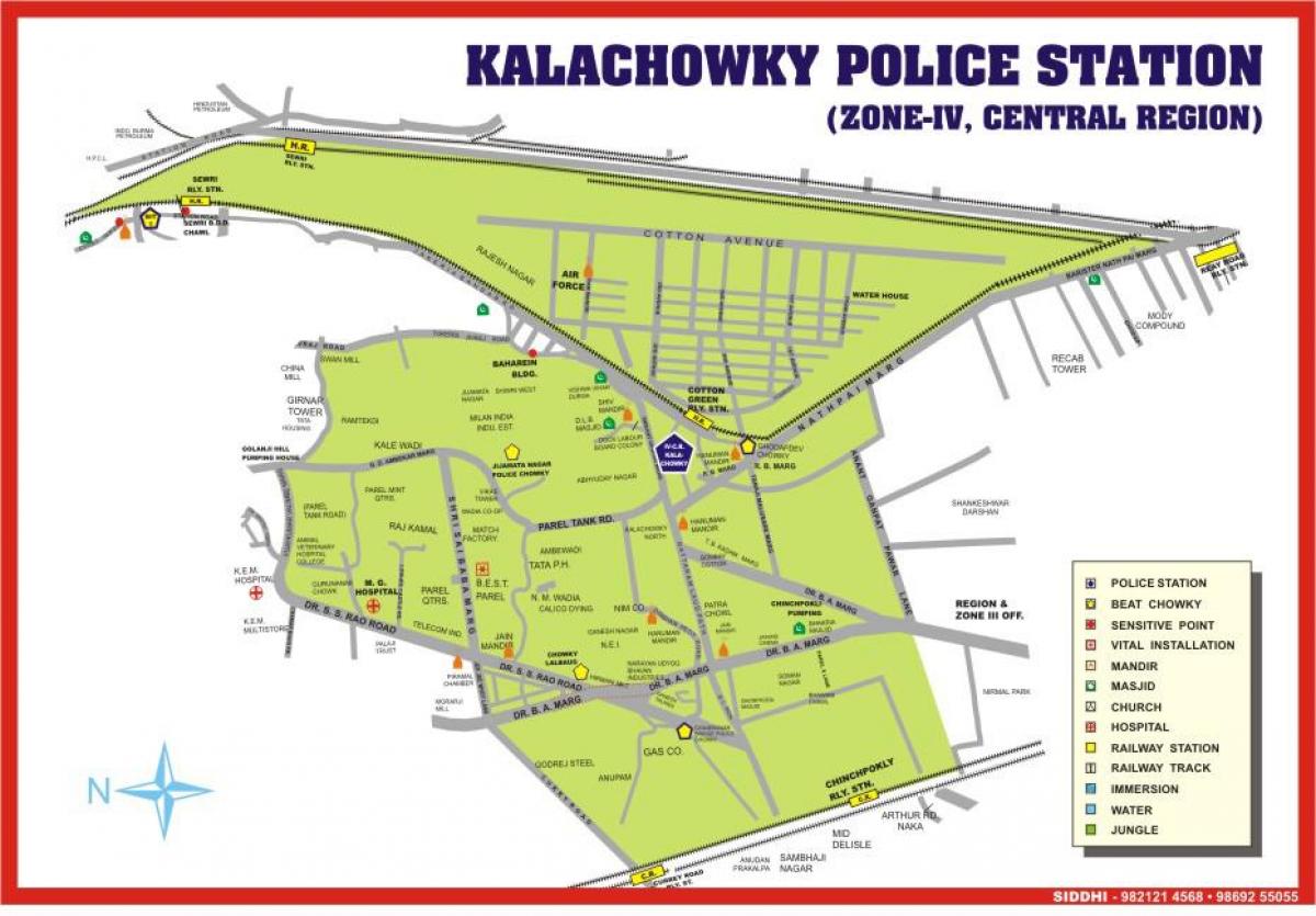 வரைபடம் Kalachowki மும்பை