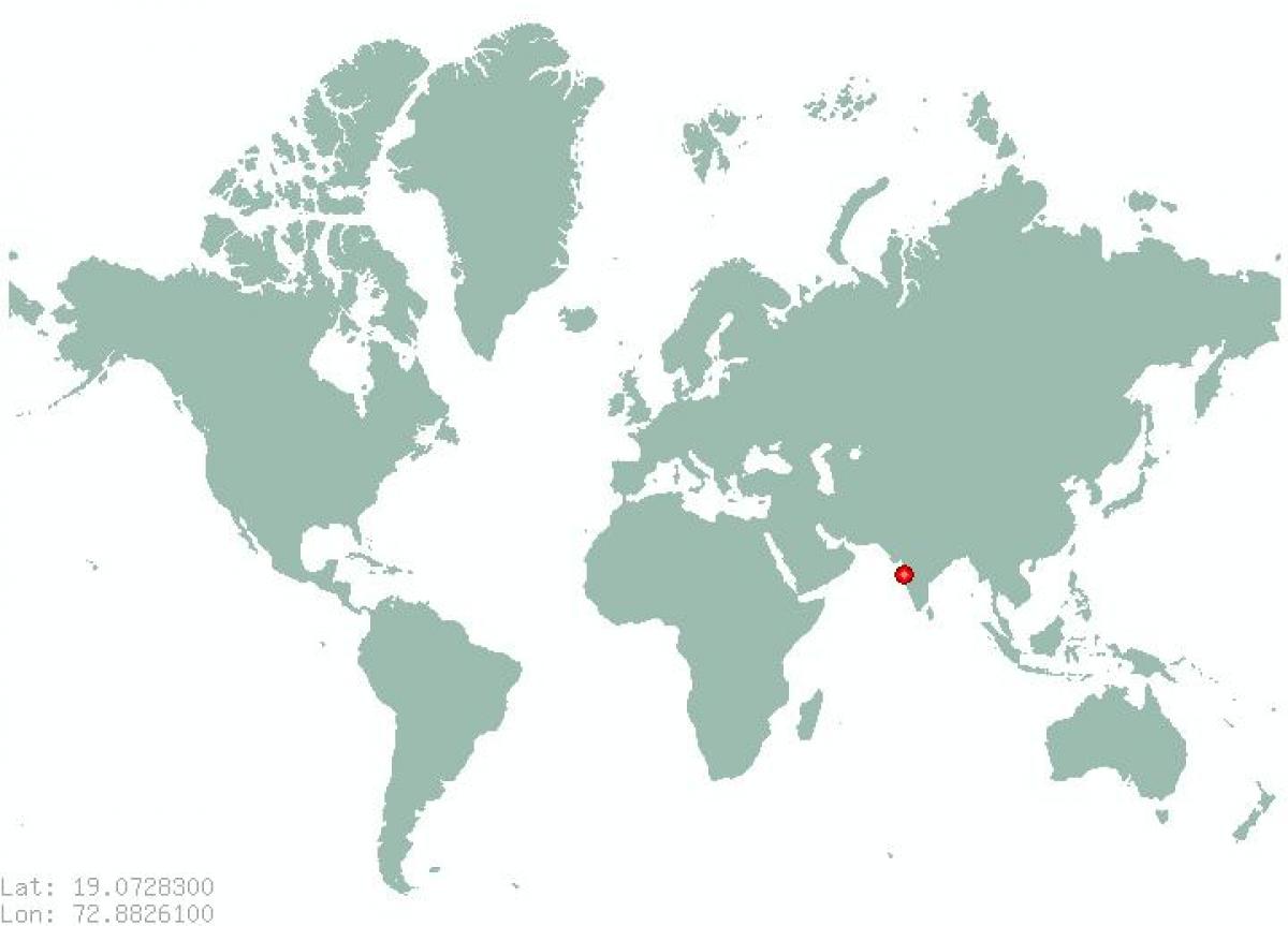 மும்பை உலக வரைபடம்