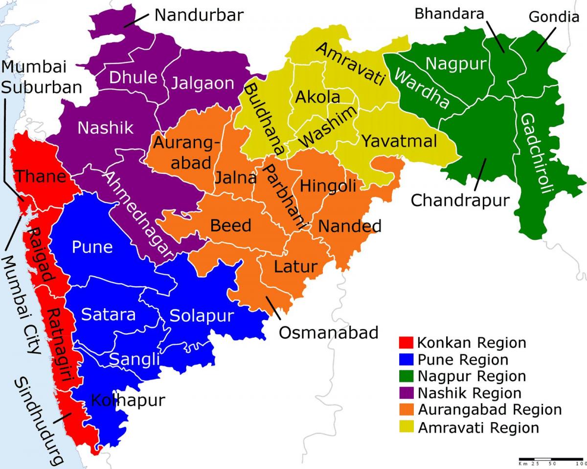 வரைபடம் மகாராஷ்டிரா மும்பை