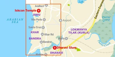 வரைபடம் கிரேட்டர் மும்பை