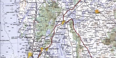 மும்பை கல்யாண் வரைபடம்