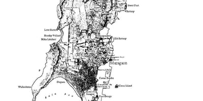 வரைபடம் மும்பை தீவு