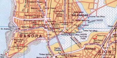 வரைபடம் bandra மும்பை