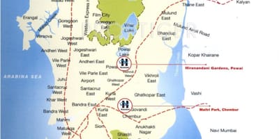 வரைபடம் Colaba மும்பை